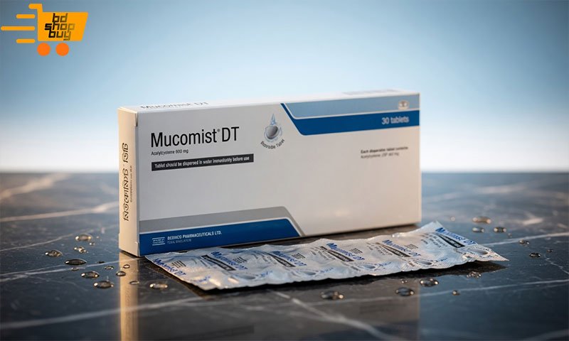 Mucomist DT 600 mg এর কাজ কি